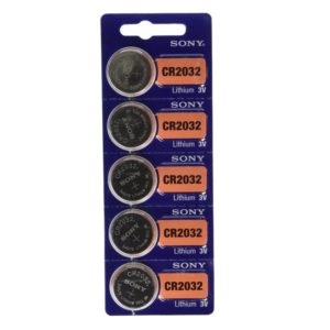sony cr2032 battery pack of 5