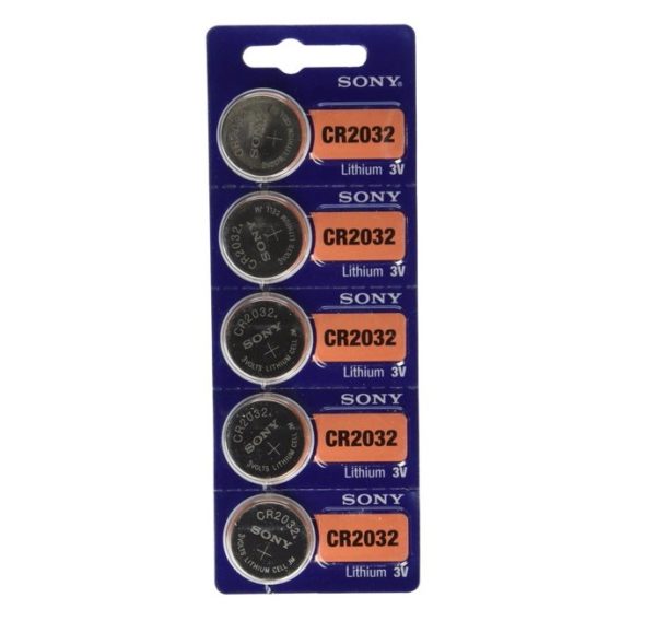 sony cr2032 battery pack of 5