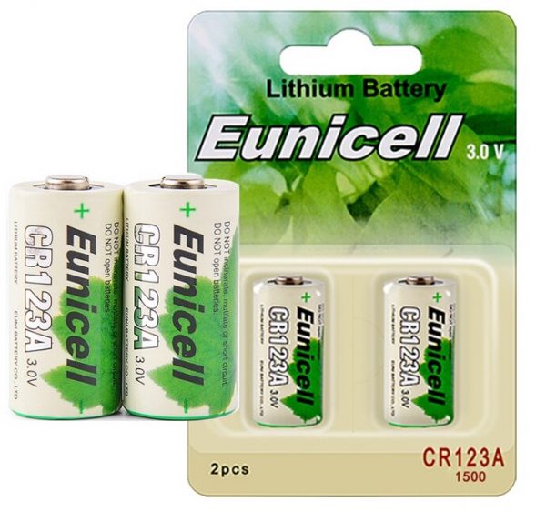 4 x CR123A Lithium Battery Replacement Eunicell