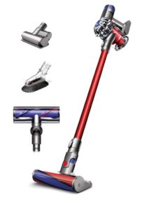 Dyson V6 absoulte vacuum with attachments in red